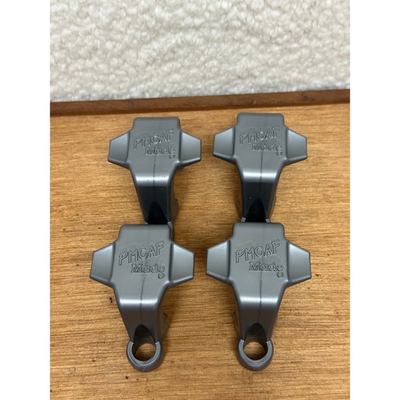PMCAF Made Other - PMCAF Made Pontoon Boat Square Rail Fender Clips Grey 4 Pack